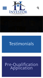 Mobile Screenshot of investorlending.com