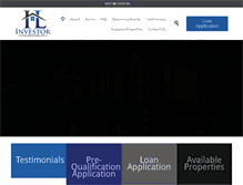 Tablet Screenshot of investorlending.com